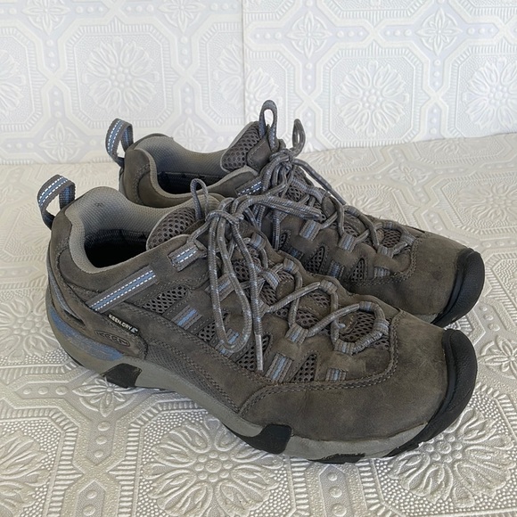 Keen Alamosa Blue and Grey Waterproof Hiking Shoe - Picture 1 of 11